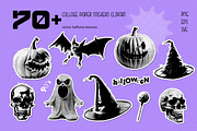 Retro halftone Halloween collection, a Texture Illustration by Lana Sham (Thumbnail 2 of 20)