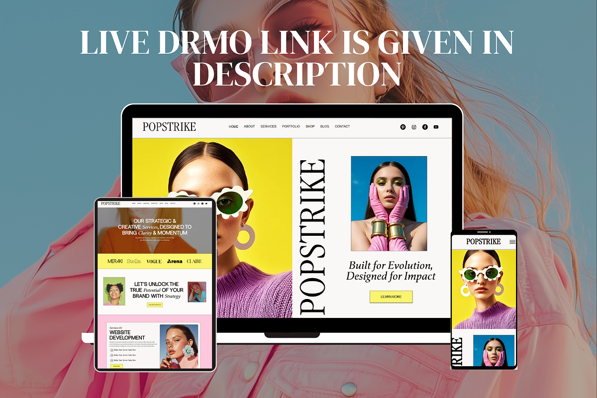Colorful Wix Studio Website Template, a Wix Template by AdvertFox (Photo 9 of 10)