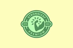 hand strong body building logo, a Branding & Logo Template by devastd