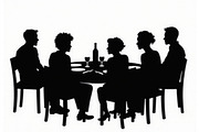 People Eating Vector Design, an Illustration by jahid234 (Thumbnail 9 of 9)