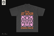 Motivational Floral Quote T-shirt, a Graphic by shaondesigns (Thumbnail 3 of 4)