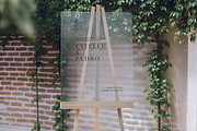 Acrylic Wedding Sign Mockup on Easel, a Product Mockup by TatiMockup (Thumbnail 4 of 4)