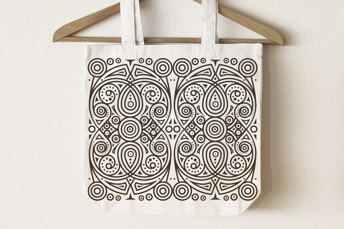 Abstract Lines Pattern (4 colors), a Pattern Graphic by ToozDesign (Photo 4 of 5)