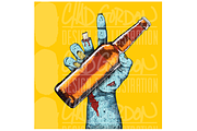 Zombie Hand Illustration, an Illustration by Gordon Designs (Thumbnail 3 of 3)