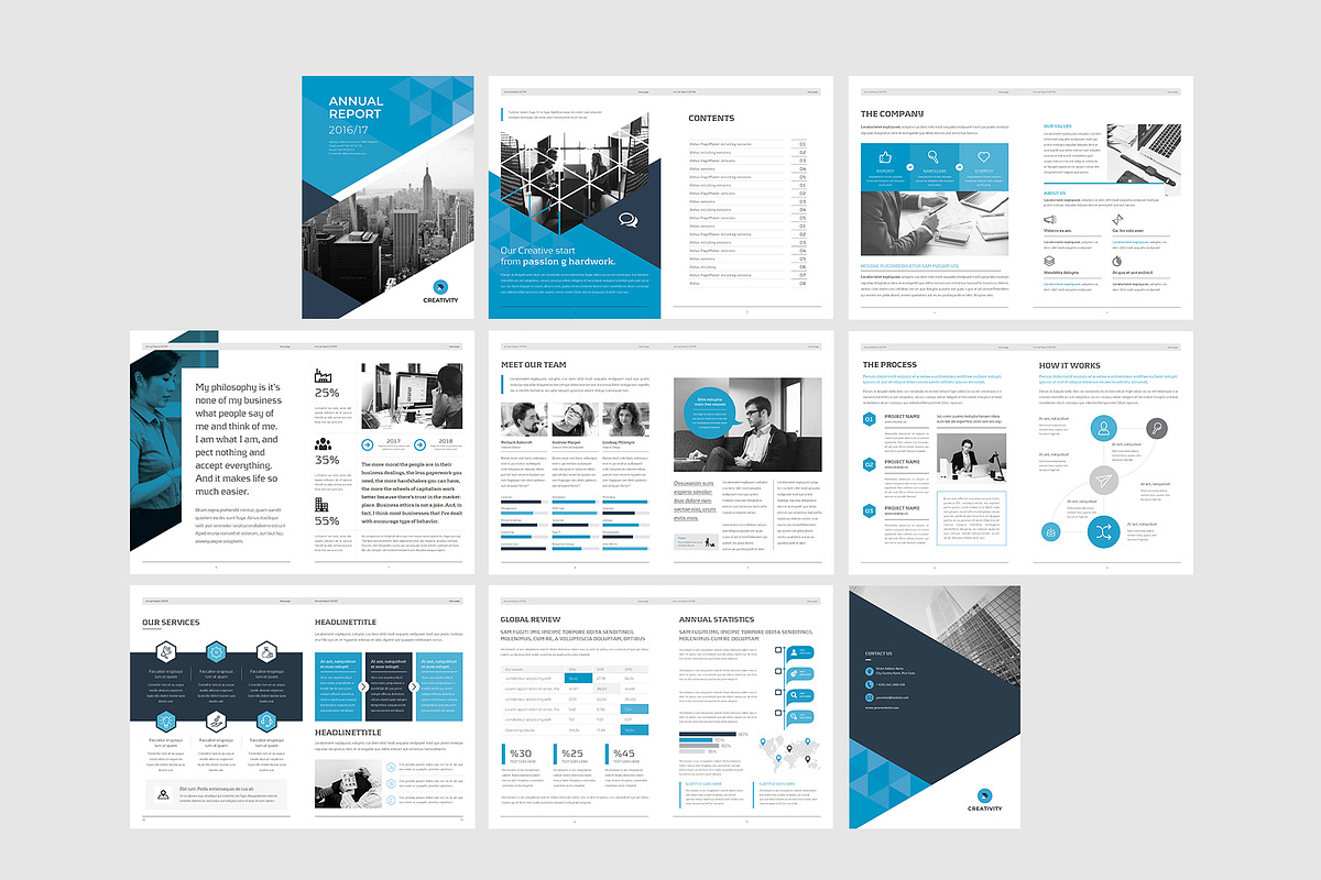 Annual Report 16 Pages, a Brochure Template by Brochure-Market (Photo 10 of 10)
