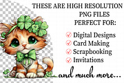 St. Patrick's Cat Clipart PNG, an Illustration by Daily.Designs (Thumbnail 2 of 8)