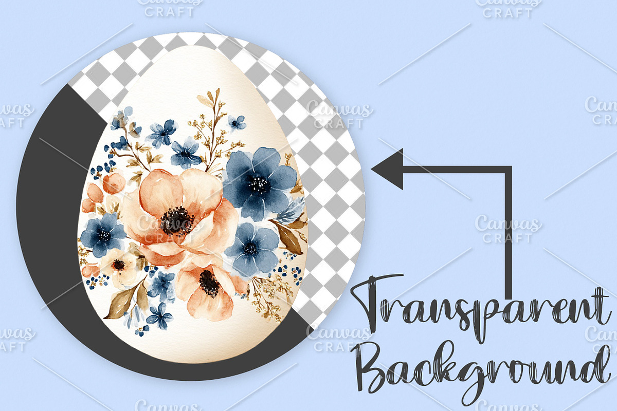 Whimsical Easter Clipart Bundle, an Illustration by Canvas Craft (Photo 2 of 7)