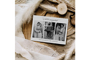Boho Neutral Card Template Mockup, a Mockup by Kelligraphy Co. (Thumbnail 2 of 2)