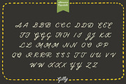 Script font Gilly handmade, a Script Font by Itsmesimon (Thumbnail 11 of 12)