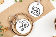 Cute Frogs & Toads Procreate Stamps, a Brush Add-On by HalieKStudio (Thumbnail 8 of 8)