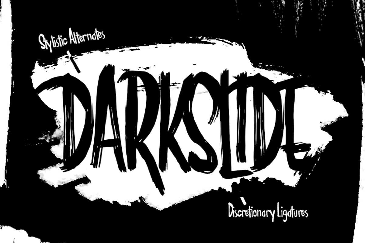 DarkSlide Font preview 2