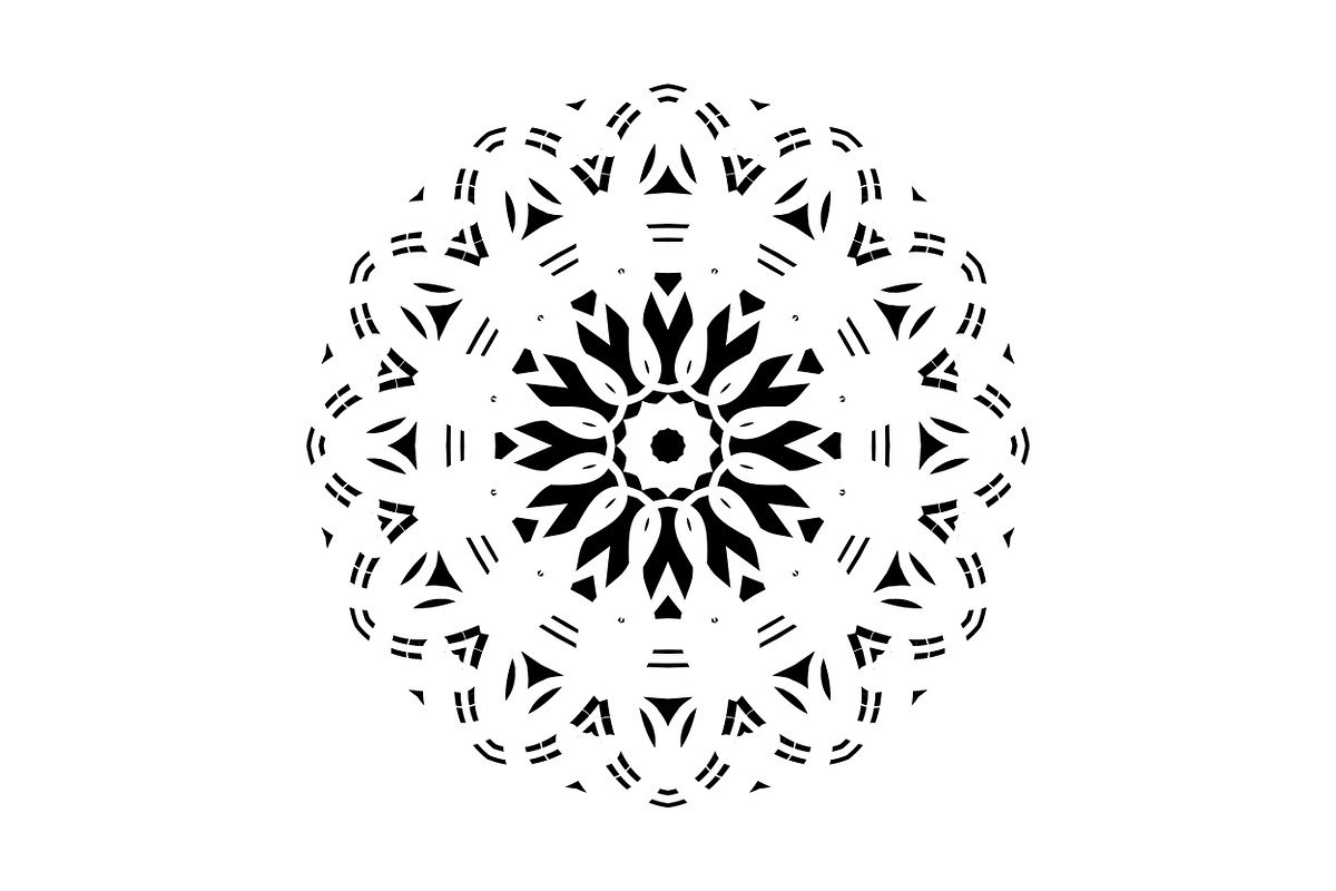 Elegant Mandala Line Art Collection, a Decorative Illustration by NJ Himel (Photo 68 of 101)