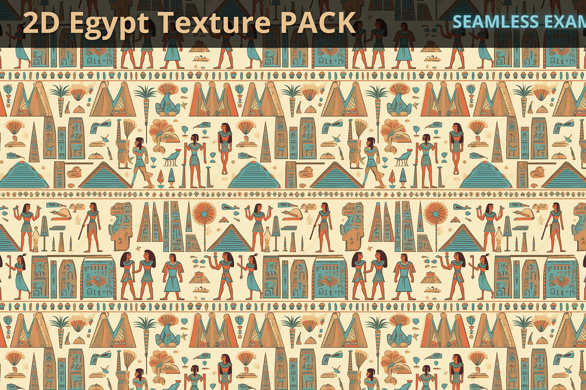 Egyptian texture: Seamless & Tileabl, a Texture Graphic by TwoBitsCompany (Photo 6 of 8)