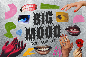 Big Mood Eyes & Hands Collage Kit