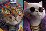 50 Sophisticated Cats Stock Photos, an Animal Illustration by Incomelion (Thumbnail 10 of 13)