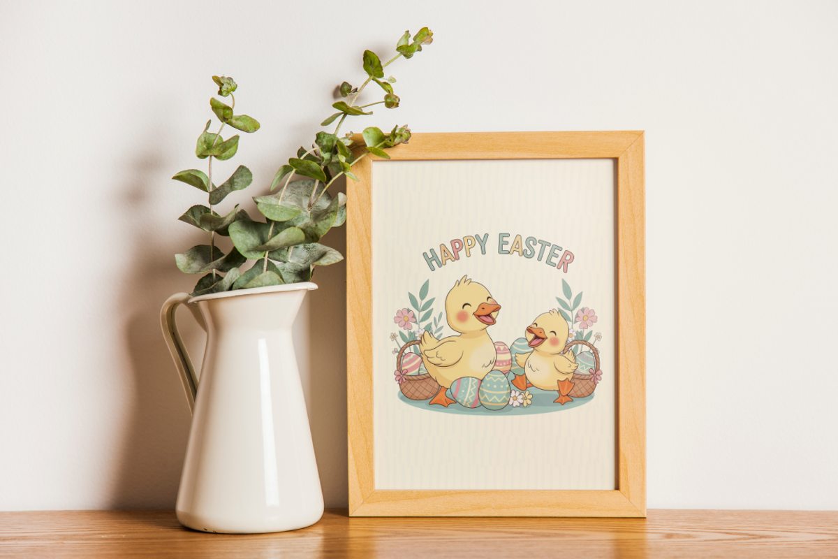Easter Animals Clipart PNG Cute., an Animal Illustration by KennedyStudio (Photo 5 of 5)