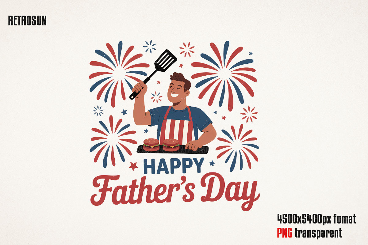 4th of July Father’s Day PNG Bundle, an Object Graphic by GlitterCraft (Photo 59 of 61)