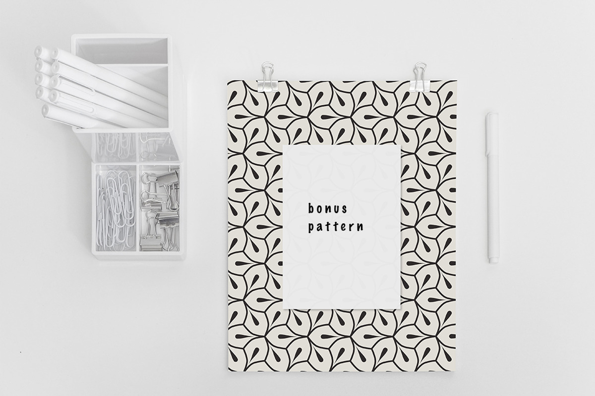 Petalled Seamless Patterns Set 4, a Pattern Graphic by Curly_Pat (Photo 5 of 5)