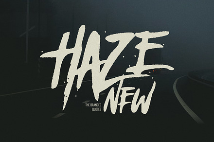 Haze New - Thriller Font, a Font by The Branded Quotes