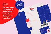 Retro Canva logo & brand kit bundle, a Branding & Logo Template by Kurly Creative (Thumbnail 6 of 13)