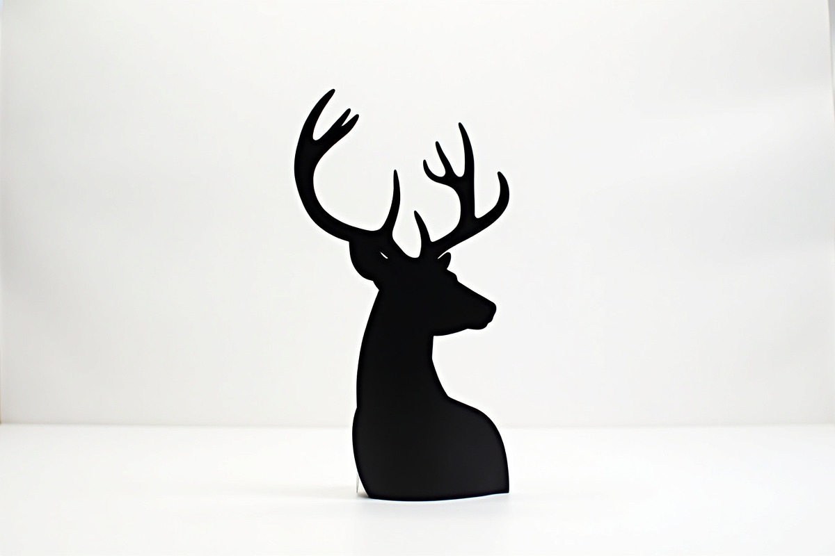 Deer Head Silhouette Vector Bundle,, an Illustration by Amazin_art (Photo 9 of 19)