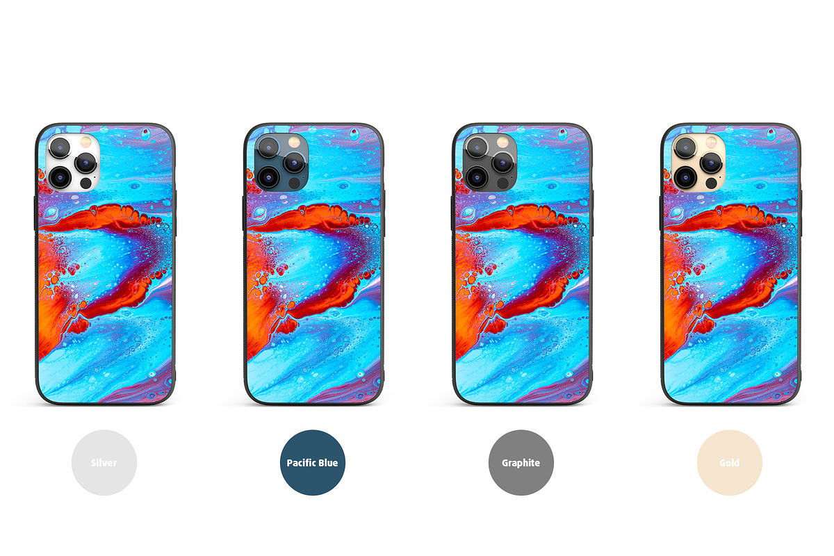 Phone 12 Pro Rubber Case II Mock-up, an iPhone Mockup by Colatudo Store (Photo 6 of 8)