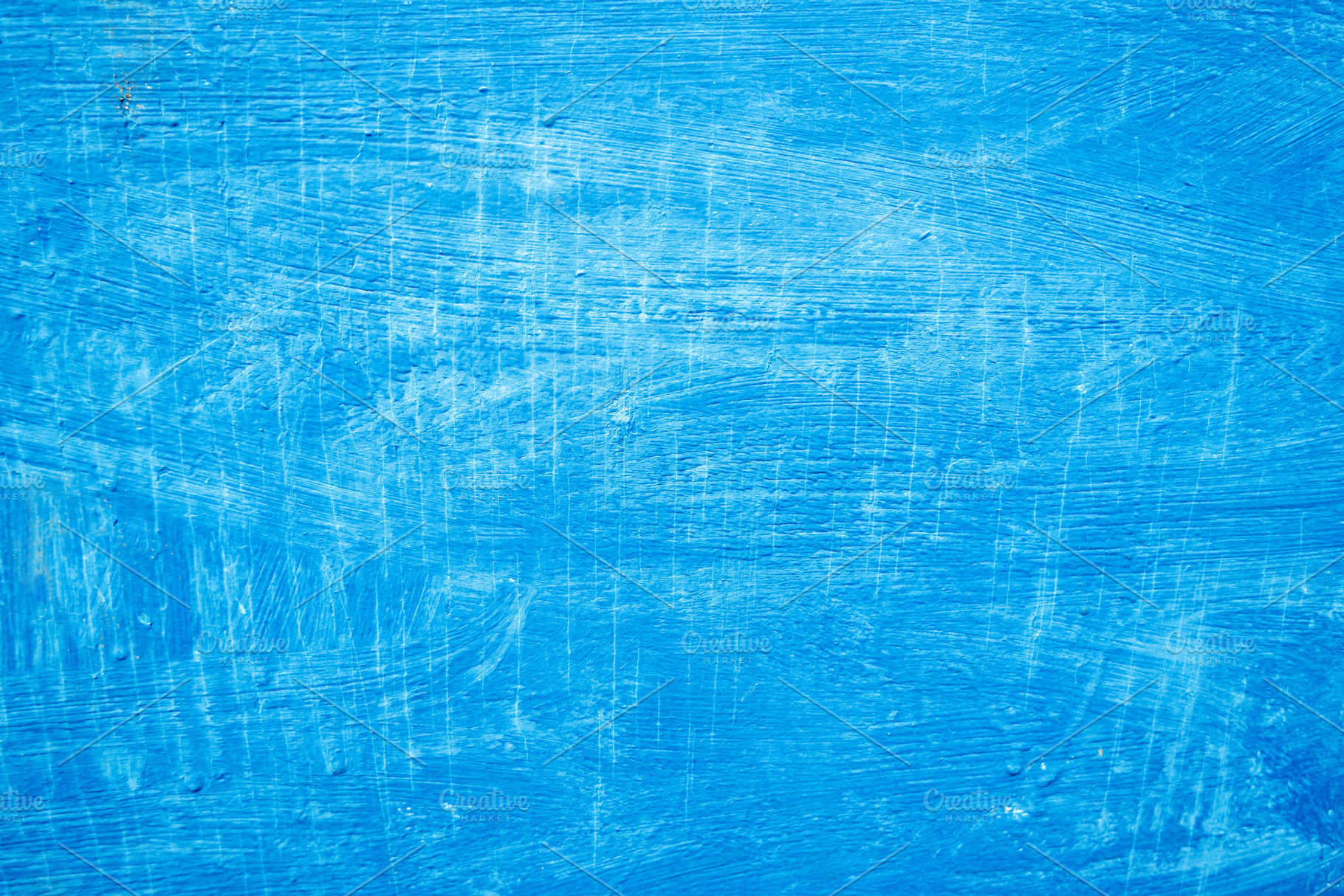 Blue wooden scratch paint background, an Abstract Photo by Aksenov_K