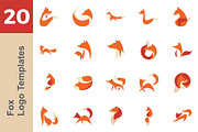 20 Logo Fox Template Bundle, a Branding & Logo Template by Acongraphic (Thumbnail 1 of 21)