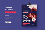 Ramens - Poster Template, a Poster Template by Fannan Studio (Thumbnail 1 of 3)
