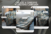 Woven Throw Mockup Bundle - Slumber, a Household Mockup by VisualGrid (Thumbnail 4 of 10)