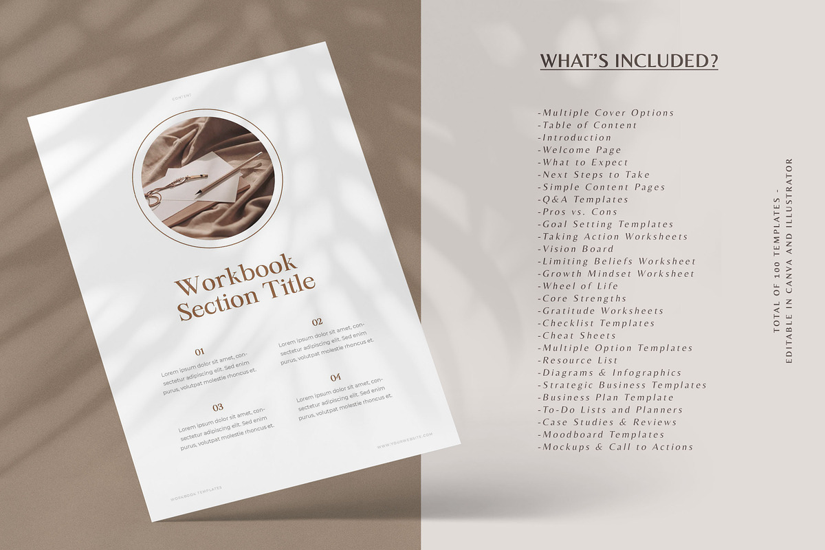 Course Creator Workbook Templates, a Marketing Template by AndrewPixel (Photo 14 of 14)