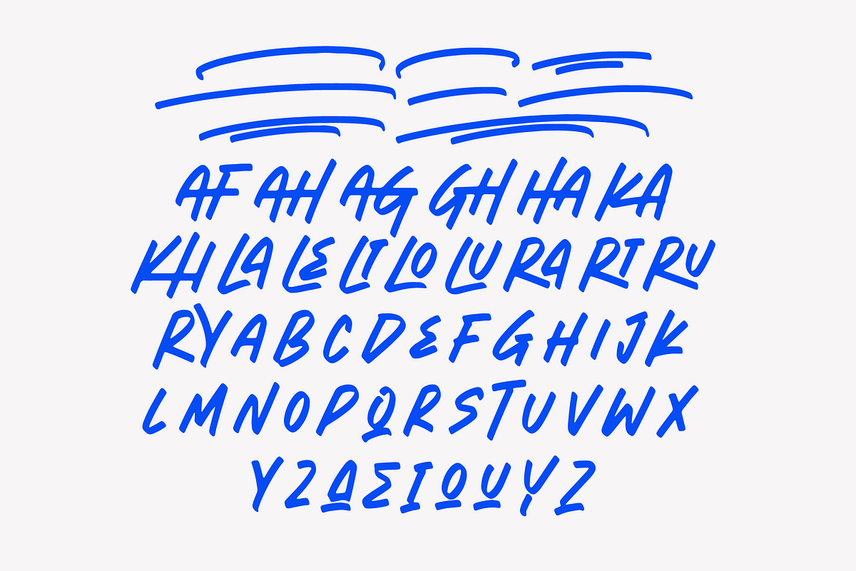 Jorhand Crown Display Brush Font, a Script Font by Letterena Studios Script (Photo 17 of 20)