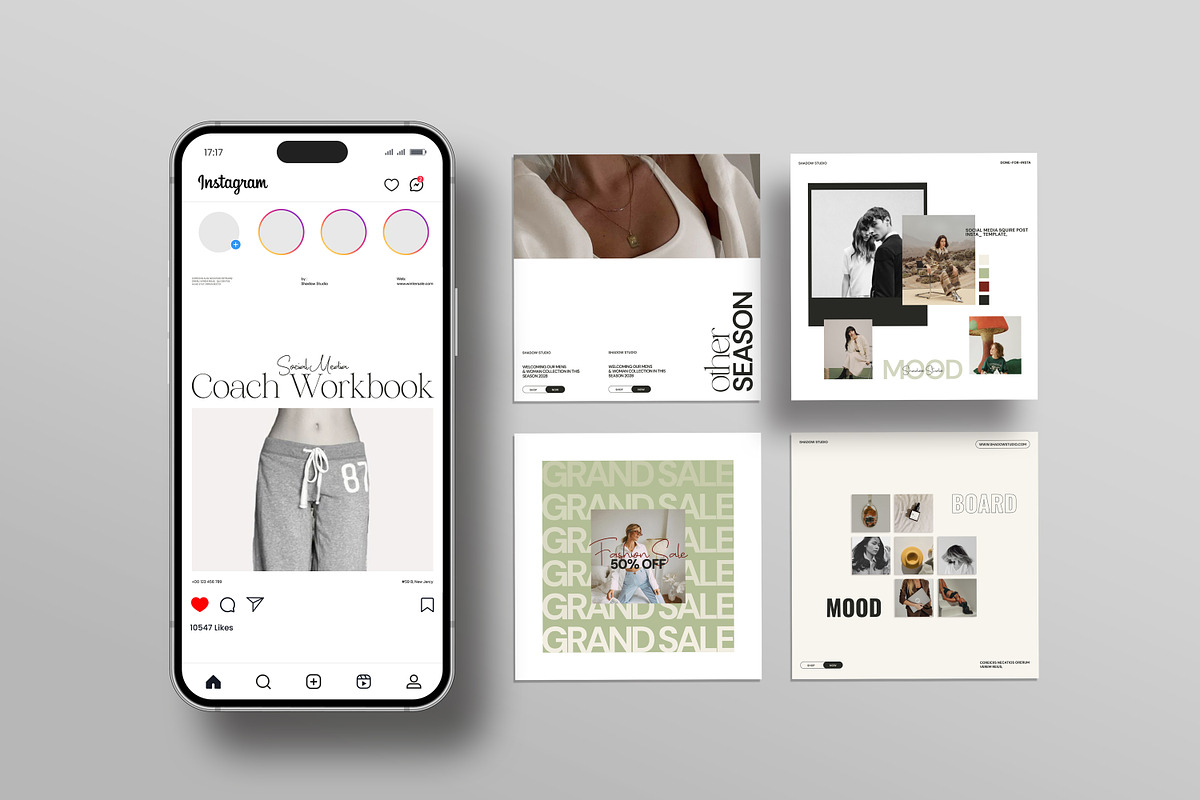 Coach | Social Media Kit Canva, a Social Media Template by creathrivestudio (Photo 5 of 14)