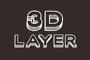 Best Font 3D, a Sans Serif Font by Fourteen Letter (Thumbnail 6 of 9)
