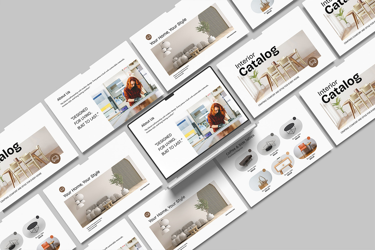 Laptop Screen Presentation Mockup, a Device Mockup by lamorastudio (Photo 6 of 11)