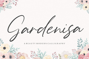 Gardenisa - Modern Calligraphy Font