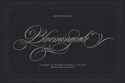 Bloomingdale, a Script Font by JamalCreativeStudio (Thumbnail 1 of 13)