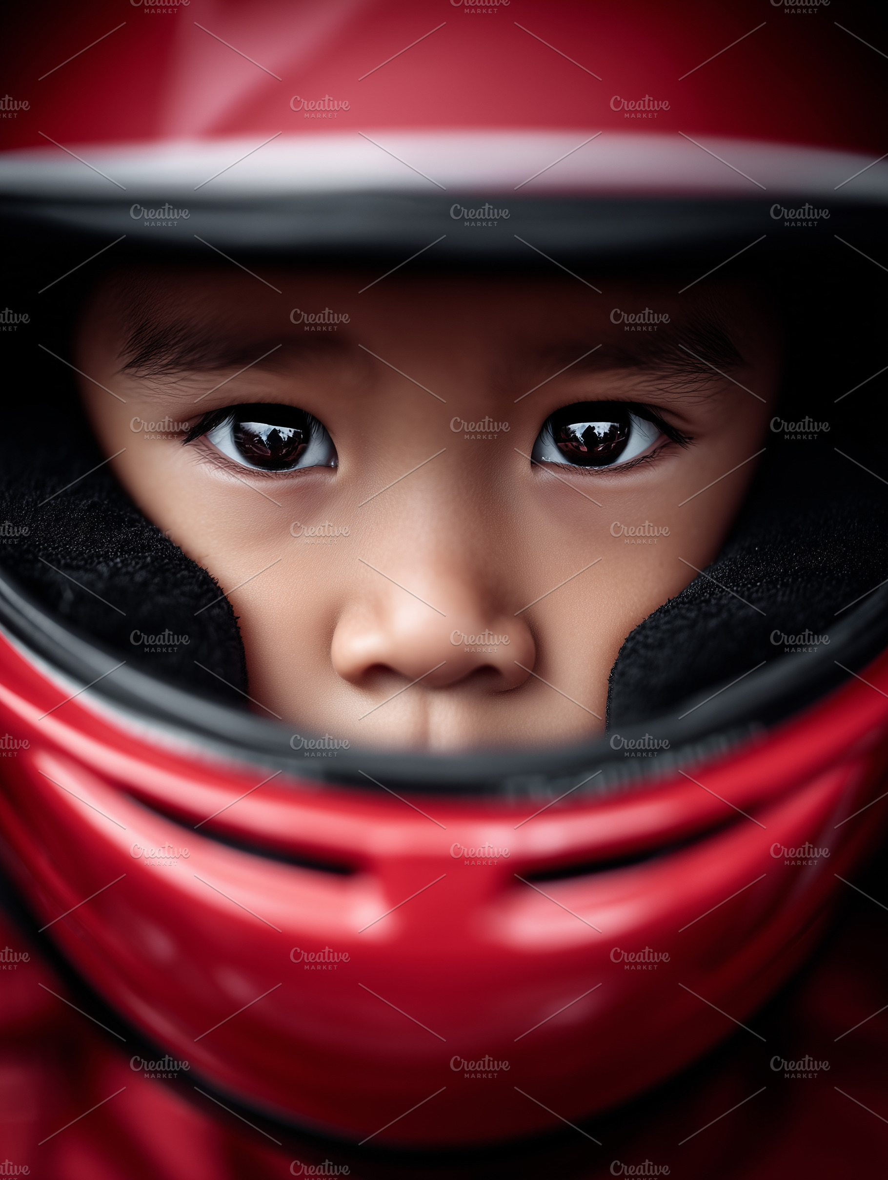 Close up portrait of a child wearing, a Person Photo by MistyDay