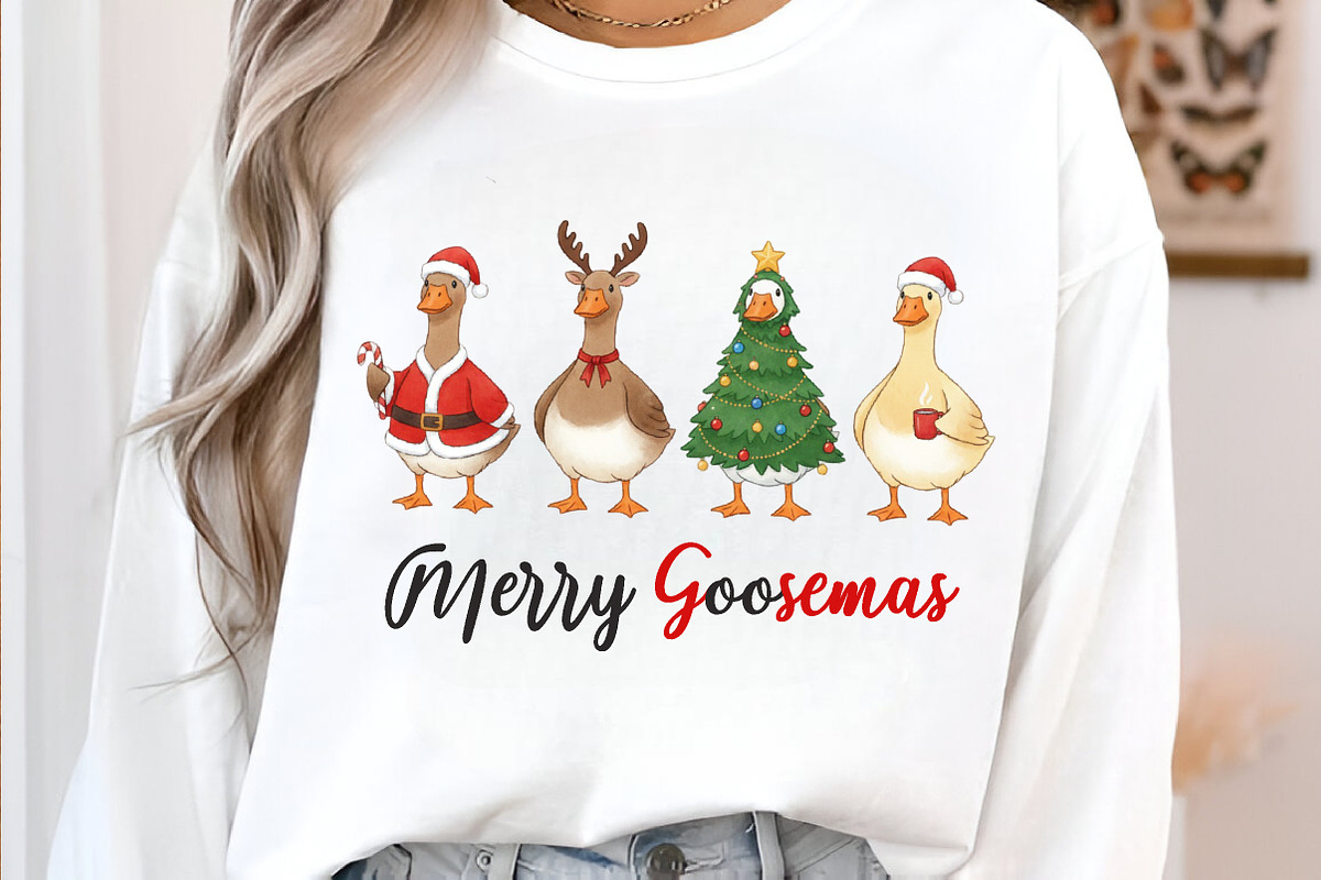 Funny Christmas Png Silly Goose PNG, an Illustration by SinaCreation (Photo 6 of 7)