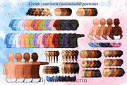 Big Family in Hoodies Clipart, a Person Illustration by ArtedeCatrin (Thumbnail 5 of 12)