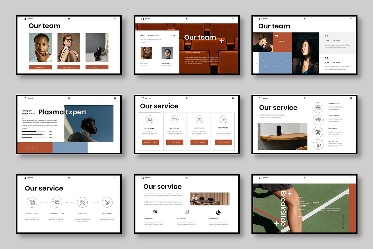 Plasma - Business Google Slide, a Presentation Template by Dens Creative Studio (Photo 3 of 6)