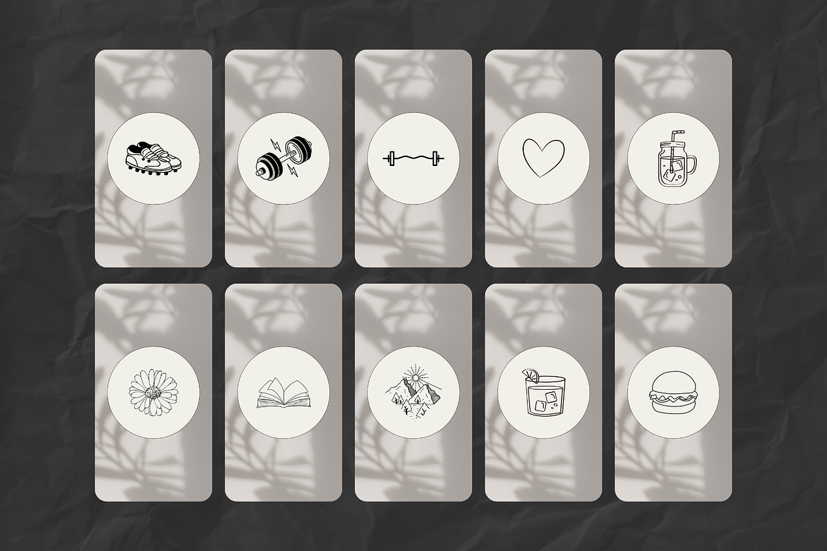 Fitness Instagram Highlight Covers, a Social Media Template by Motion Studio (Photo 5 of 7)