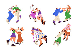 People meeting set. Reunion concept, a Person Illustration by Good Studio