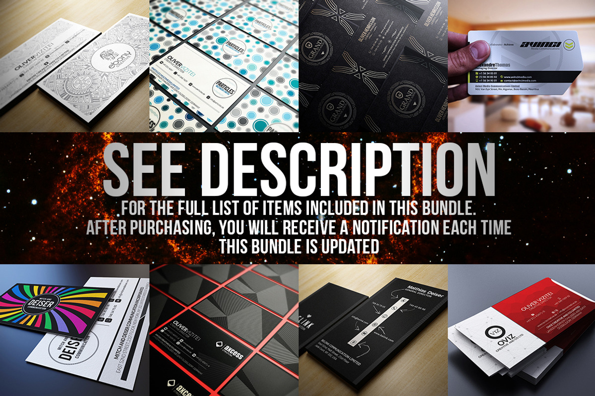 100 Massive Business Card Bundle, a Business Card Template by Marvel (Photo 5 of 6)