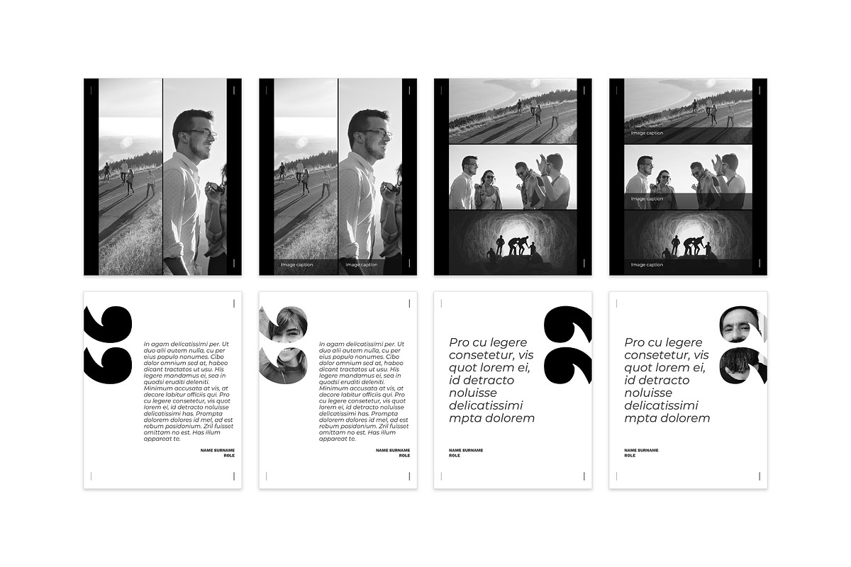 Striking B&W Instagram Post Template, a Social Media Template by PresentationDesignStudio (Photo 9 of 12)