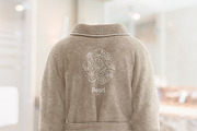 Hotel Bathrobe Mockup, an Apparel Mockup by rebrandy (Thumbnail 9 of 11)
