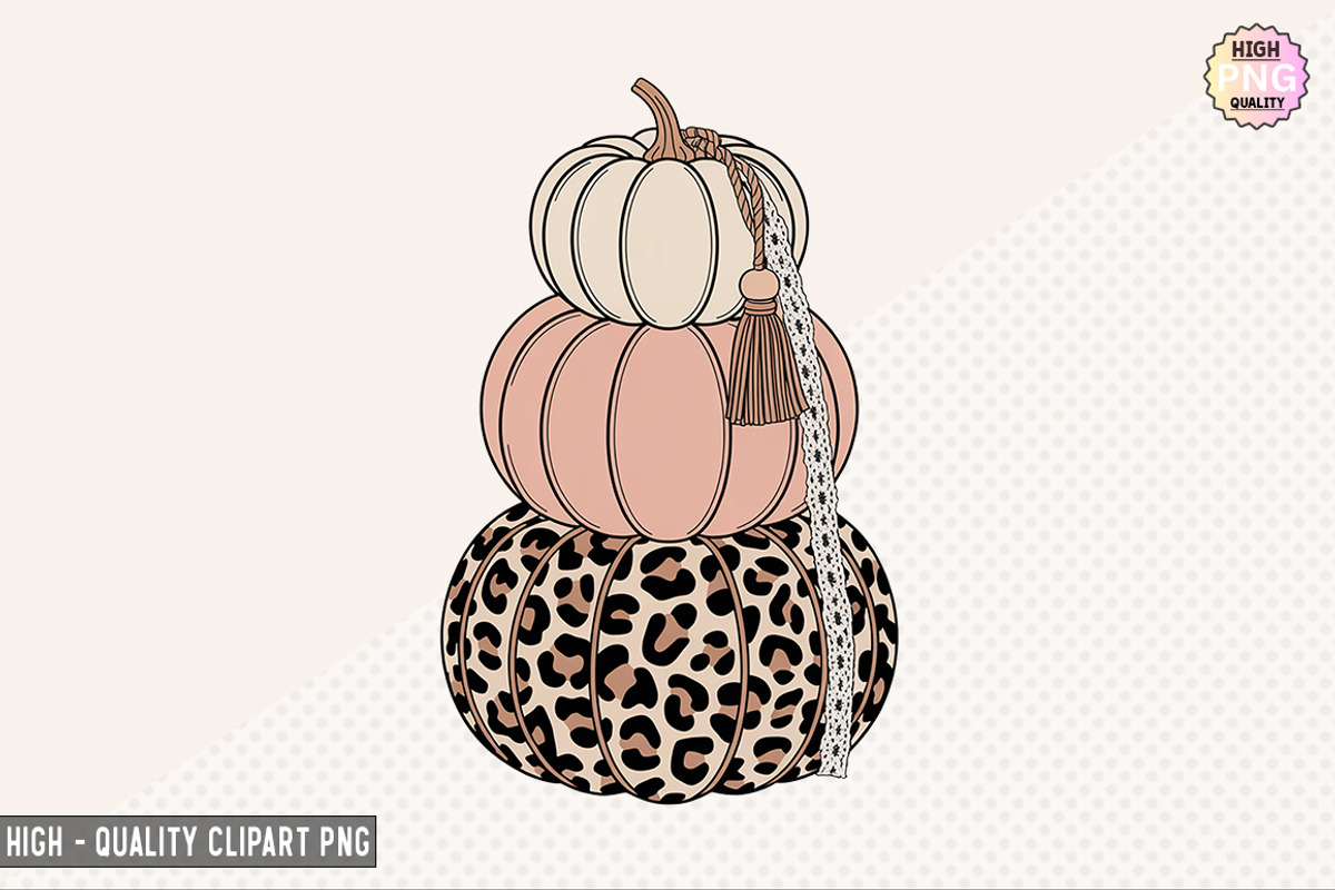Fall Pumpkin Stack Clipart Bundle, a Graphic by crative8112 (Photo 6 of 8)