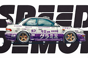 Speed Demon - Bold Retro Racing Type, a Sans Serif Font by Rillatype (Thumbnail 7 of 13)