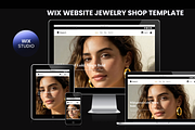 Luxury Gold Jewelry Wix Template, a Wix Template by Gsrwebdesign (Thumbnail 1 of 7)