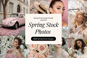 Spring Blossom Girl Photo Bundle, a Beauty & Fashion Photo by Helospace